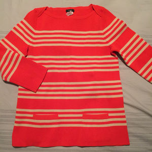 J.CREW Boat Neck Striped Sweater